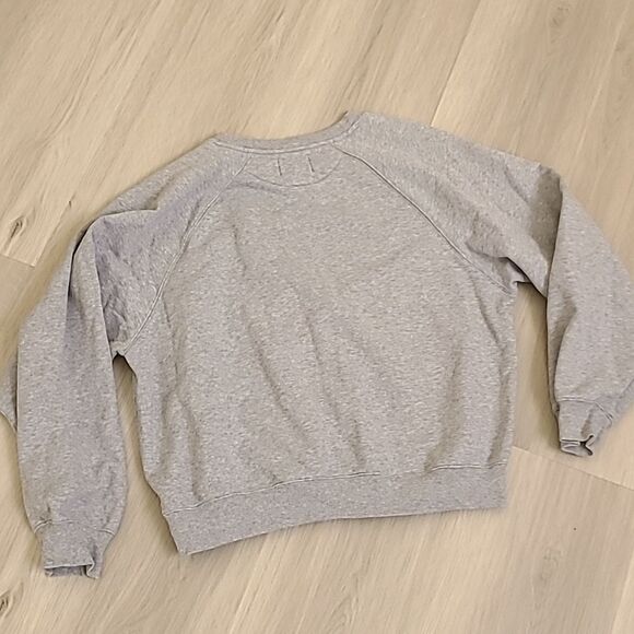 Wilfred Free Artizia Light Grey Fleece Sweatshirt Sweater Women's Plus Size 1X - Picture 5 of 5